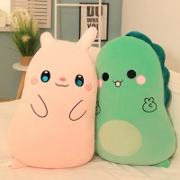 New cartoon cute pet pillow plush toy doll dinosaur little yellow duck sleeping rabbit pillow cushion gift