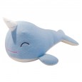 Soft down cotton mythical animal unicorn whale plush toy doll marine animal pillow gift