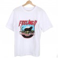 Summer new large size women's loose student short-sleeved T-shirt female print bottoming ladies top